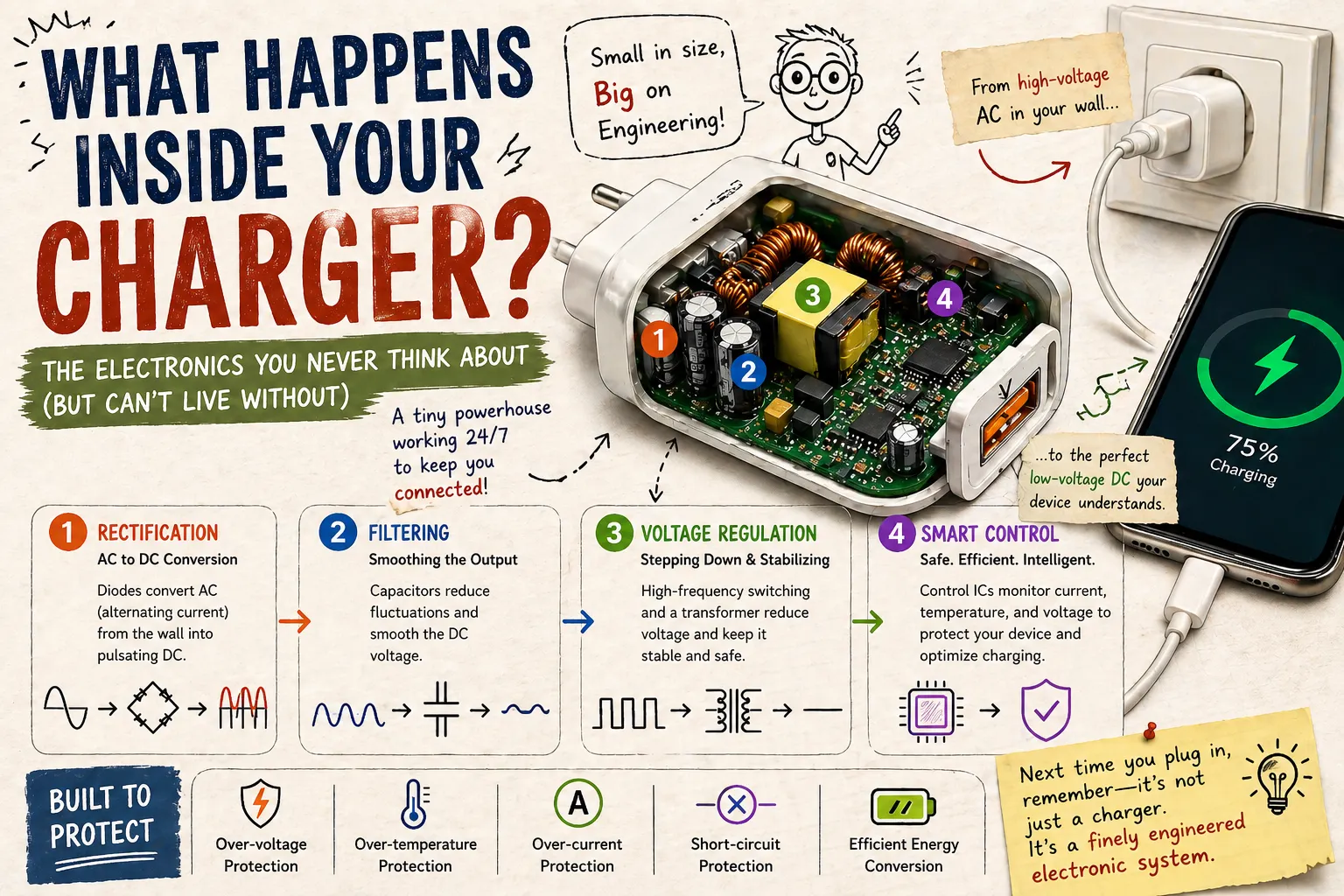 What Happens Inside Your Charger?